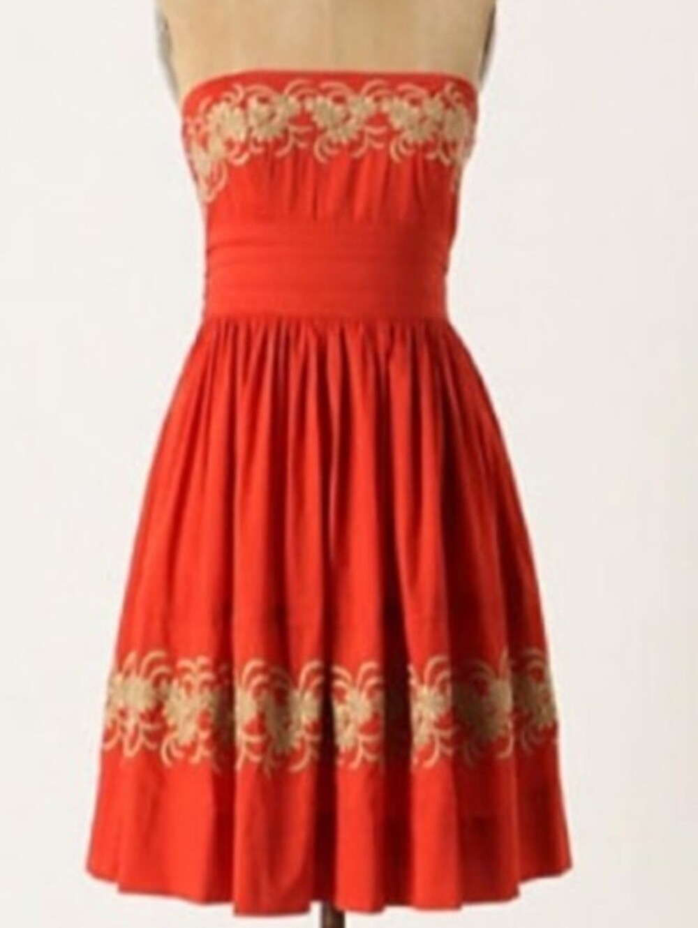 GIRLS FROM SAVOY Anthropologie Embroidered Dress 4